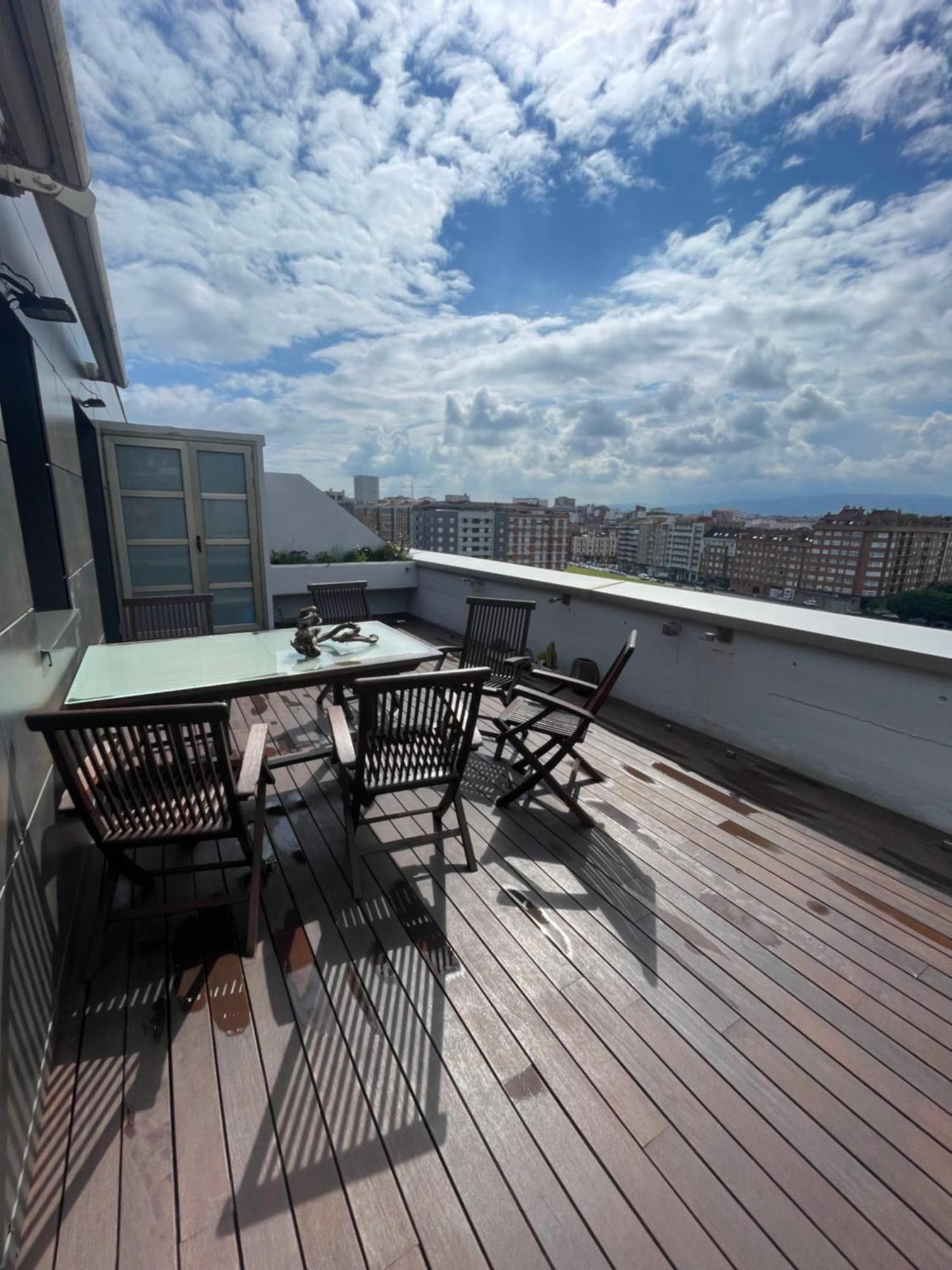 El Atico De La Playa Parking Gratis Daire Gijón Dış mekan fotoğraf